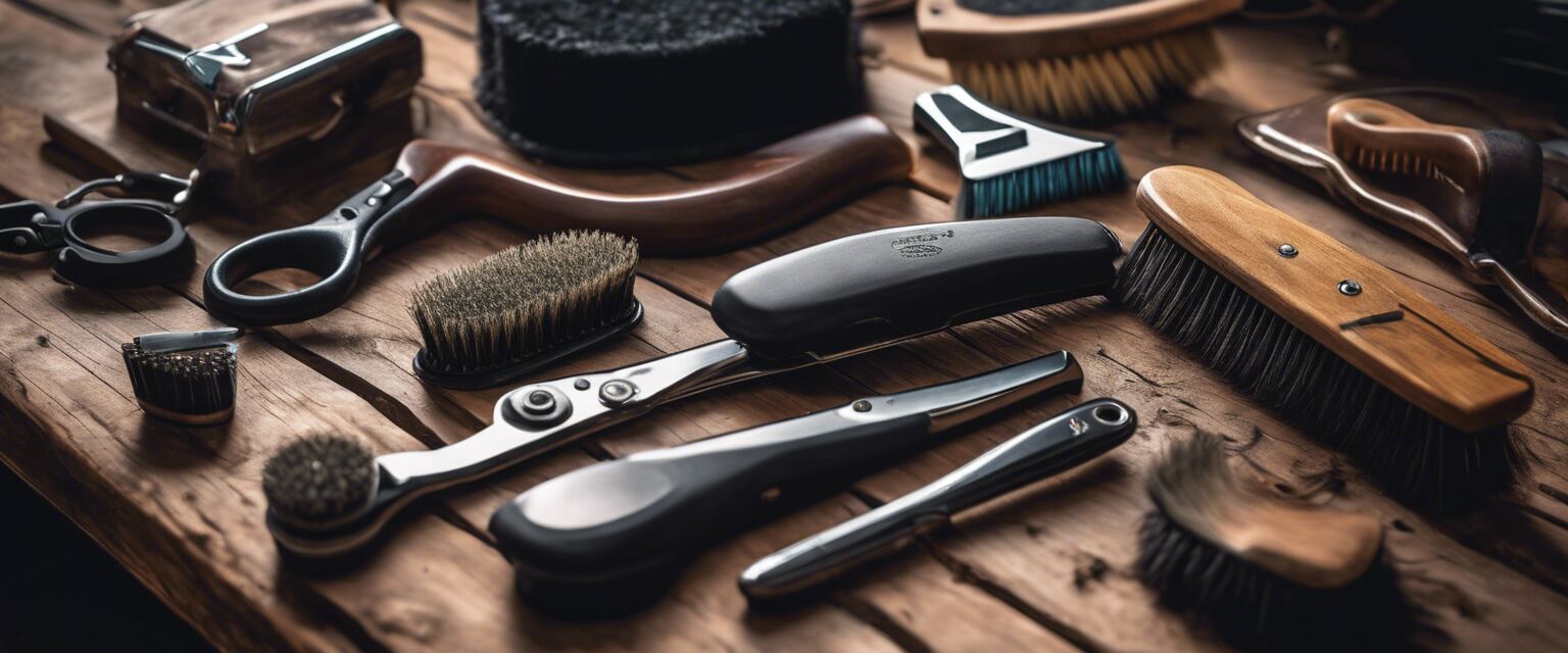 Grooming tools for horses